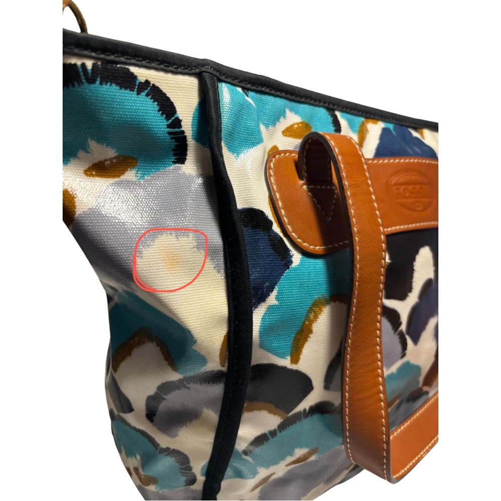 FOSSIL Floral Cloud Tote Bag - Picture 8 of 9